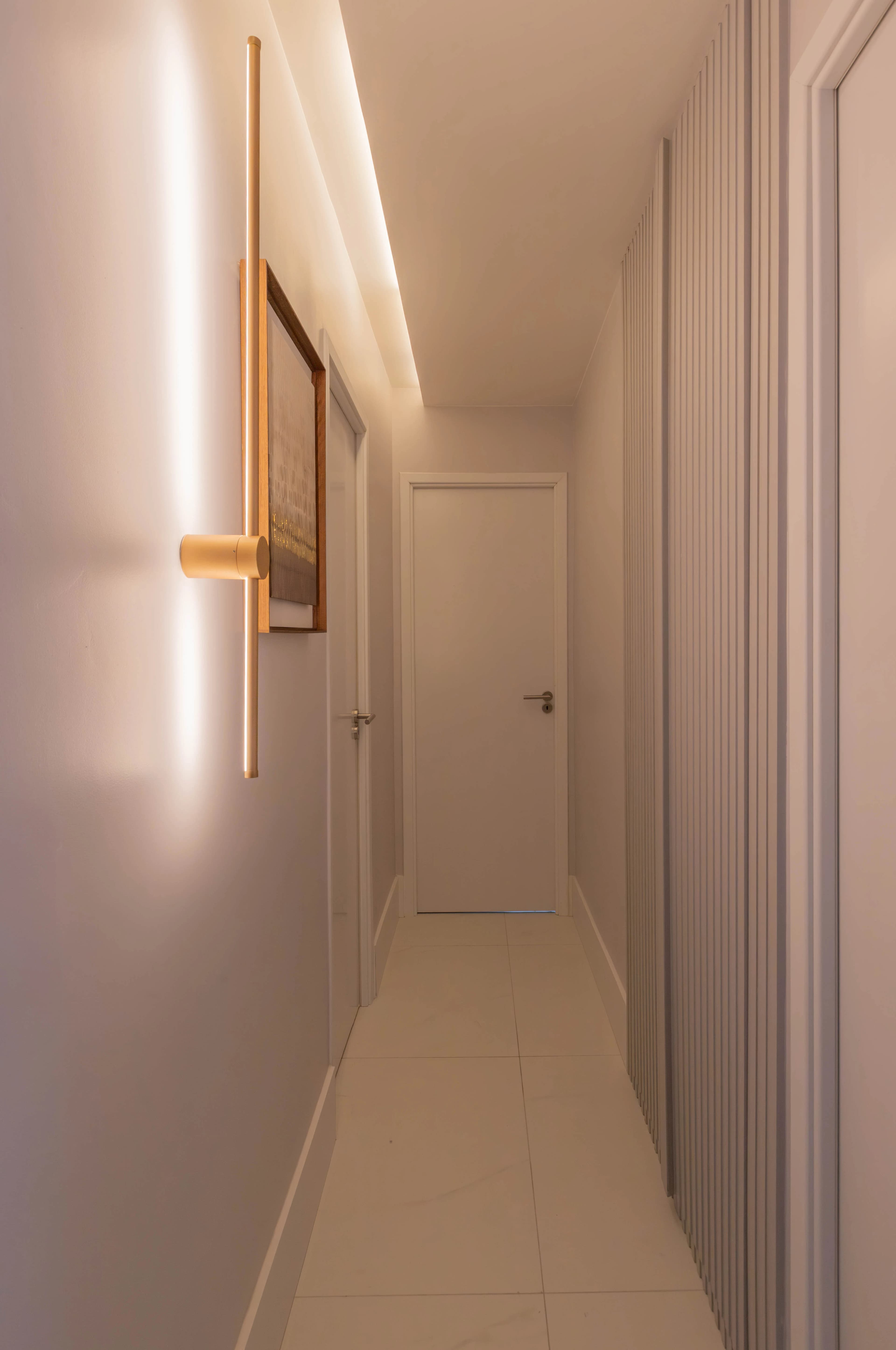 composição de mobiliário do projeto Residencial ML em Fortaleza, CE