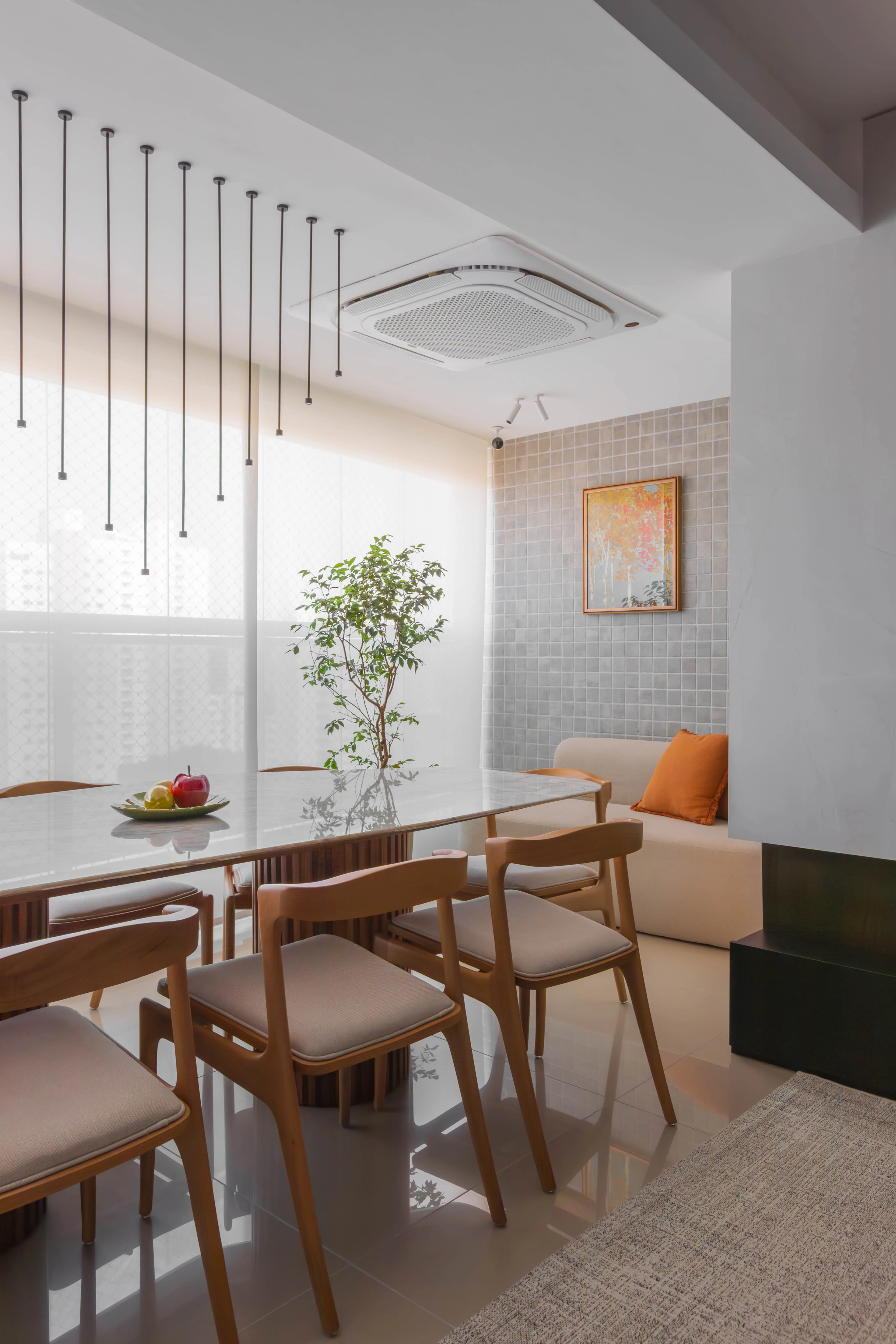 área social do projeto Residencial TN em Fortaleza, CE
